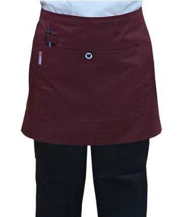 Basic Short Basic Short Apron Maroon 1 01330004