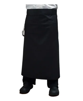 Basic Long Basic Long Apron Black 1 01330013