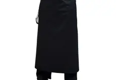 Basic Long Basic Long Apron Black 1 01330013