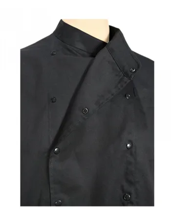 Snappy Long Sleeve Chef Jacket Snappy Long Sleeve Chef Jacket Black 1 01330211_2
