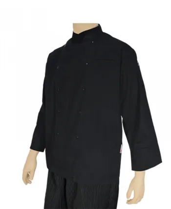 Snappy Long Sleeve Chef Jacket Snappy Long Sleeve Chef Jacket Black 2 01330211_3