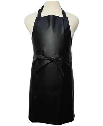 Waterproof Waterproof Apron PVC Black 1 017702001