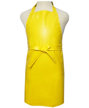 Waterproof Waterproof Apron PVC Yellow 1 01770208