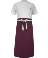 Long Style Long Style Apron Plum