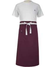 Long Style Long Style Apron Plum