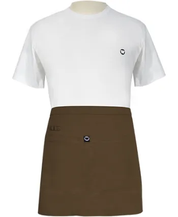 Basic Short Basic Short Apron Brown 1 11330052