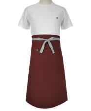 Long Style Long Style Apron Red Velvet