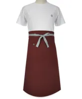 Long Style Long Style Apron Red Velvet