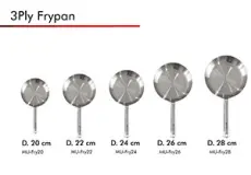 Frypan 3-PLY FRYPAN STAINLESS STEEL 4 muchef_kitchen_5