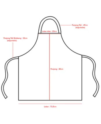 Waterproof Waterproof Apron PVC Yellow 2 pvc_size