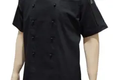 RB Short Sleeve Chef Jacket RB Short Sleeve Chef Jacket Black 1 rb_short_black