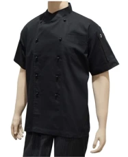 RB Short Sleeve Chef Jacket RB Short Sleeve Chef Jacket Black