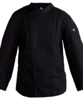 AMERTA LONG SLEEVE CHEF JACKET AMERTA BLACK LONG SLEEVES CHEF JACKET