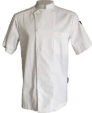 MALIBU SHORT SLEEVES CHEF JACKET MALIBU WHITE SHORT SLEEVE CHEF JACKET