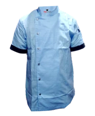 Summer Chef Jacket Summer Linen Chef Jacket Cloud Blue