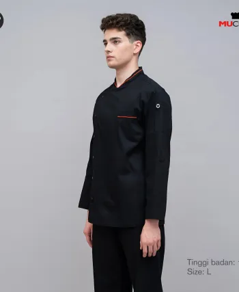 Pandawa Chef Jacket Pandawa Chef Jacket Black 2 ~item/2025/6/21/pandawa_2
