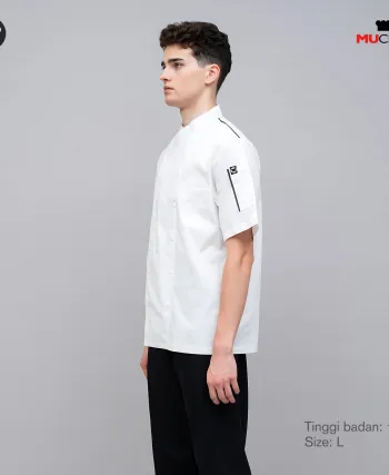 Snappy Short Sleeve Chef Jacket Snappy Short Sleeve Chef Jacket White 2 ~item/2025/6/21/snappy_3